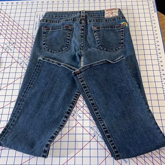 Vintage True Religion Joey low rise flare jeans size 28 - Picture 9 of 11